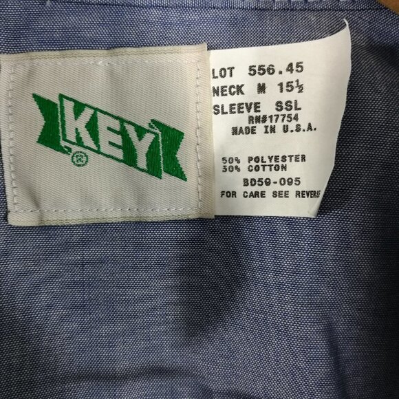 Key Uniform Shirt Size M 15.5 - Picture 2 of 11